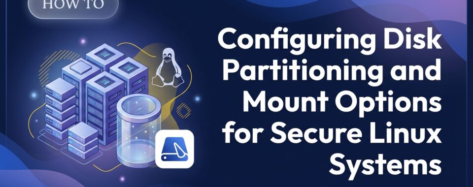Configuring Disk Partitioning and Mount Options for Secure Linux Systems