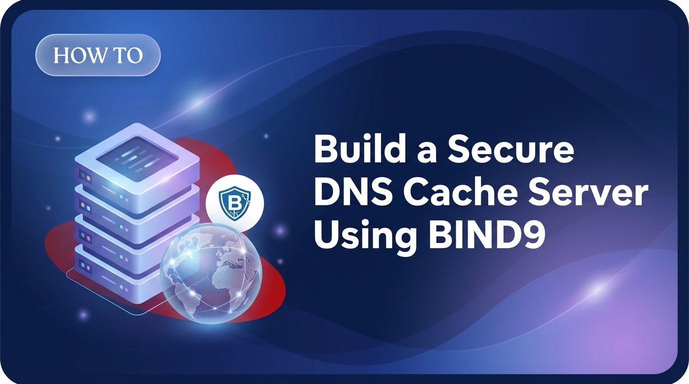 Build a Secure DNS Cache Server Using BIND9