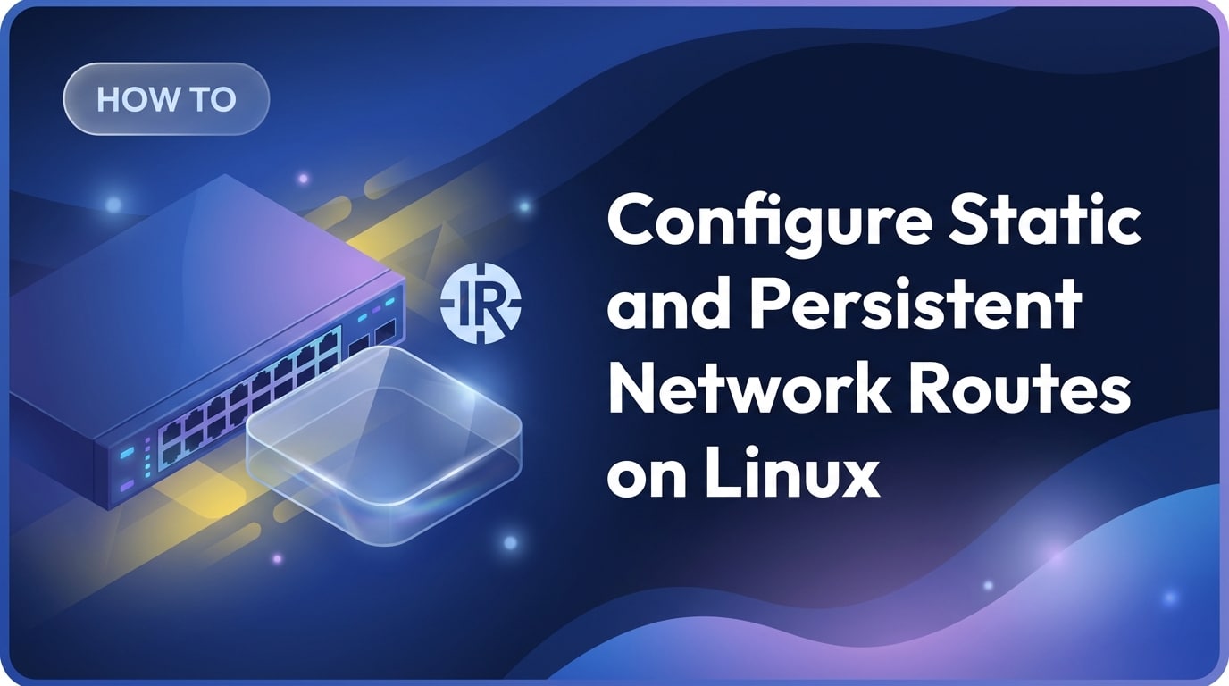 Configure Static and Persistent Network Routes on Linux