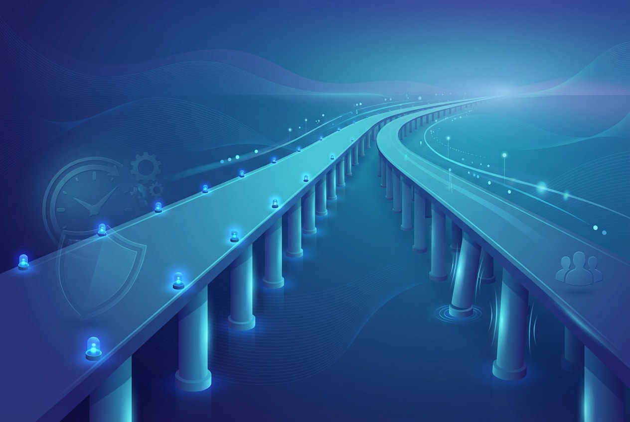 Enterprise illustration of trade-offs over time using balanced paths and outcome markers