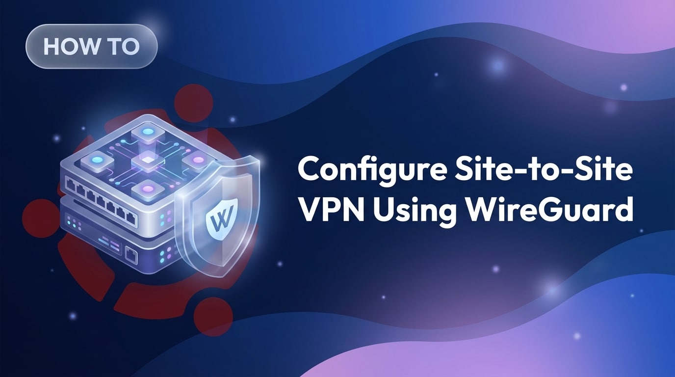 Configure Site-to-Site VPN Using WireGuard