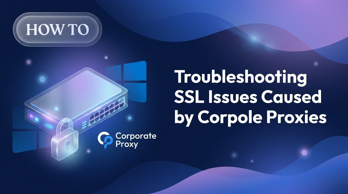 Troubleshooting SSL Issues Caused by Corporate Proxies