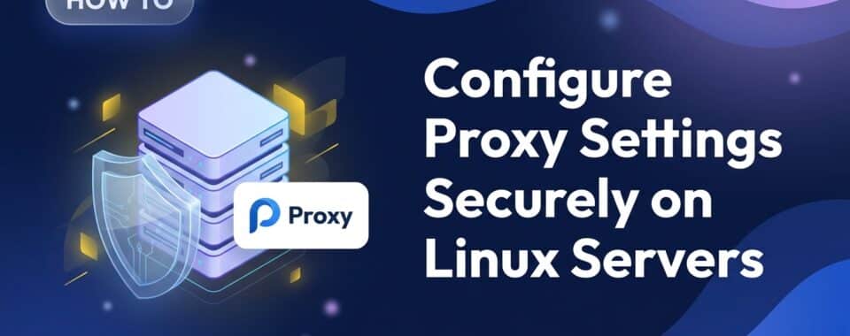 Configure Proxy Settings Securely on Linux Servers