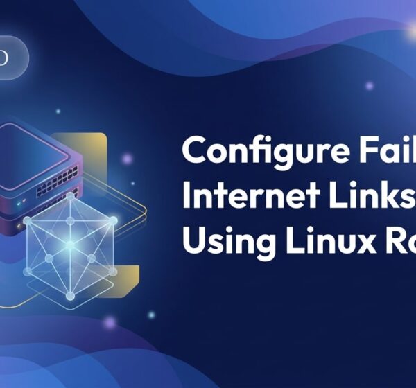 Configure Failover Internet Links Using Linux Routing